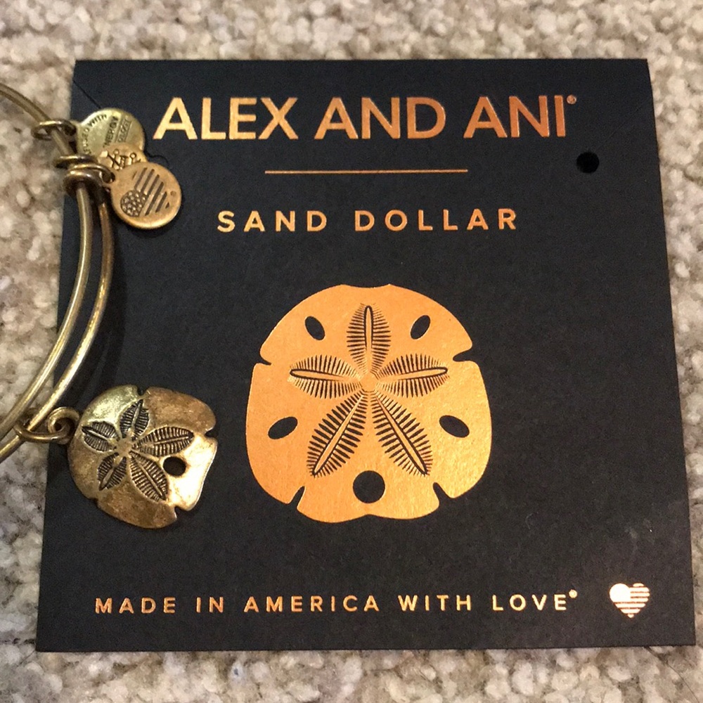 Alex and Ani sand dollar bracelet